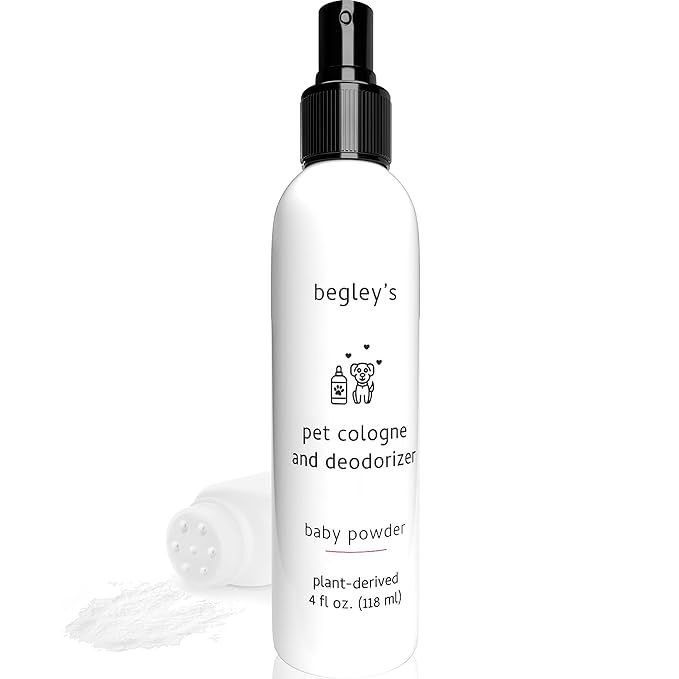 Begley’s Natural Pet Cologne and Deodorizer - Premium Essential Oil Scented Dog Body Spray and ... | Amazon (US)