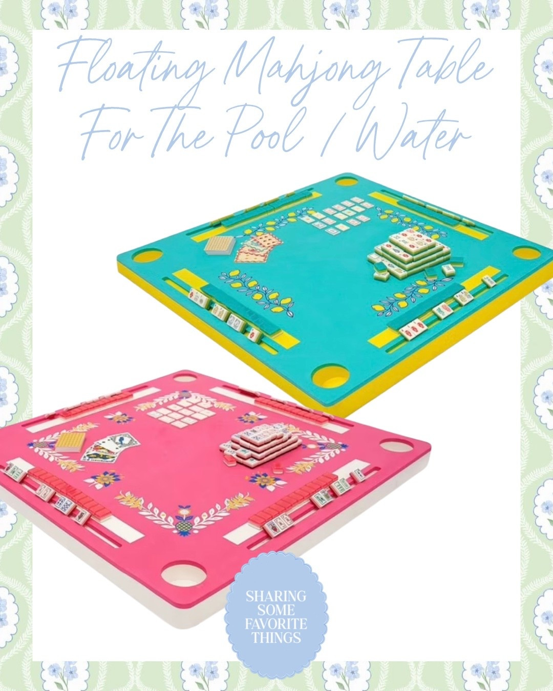 It’s BACK and I finally got one 🙌🏼🩵🀄️🌸

I have been trying to grab this forever, but it keeps selling out so fast every single time. I finally ordered mine and I cannot wait!!! I’m obsessed with mahjong and play all the time, so this is going to be so fun for summer and perfect for playing in the pool ☀️🌊🌴

If you’ve been wanting it too, don’t wait because it keeps selling out FAST!!! 

https://bit.ly/4dNo2uH

#mahj #mahjong #aquamahj #summer #summertime #pool #poolgame #beach #vacation #giftguide #giftideasforher #gift #giftidea #giftforher #birthdaygift #birthday #mothersdaygift #mothersday #christmasgifts #christmas #holidays #christmaspresents #blockprint #favoritethings #holidaygifting #prettylittlethings #ltkholiday #ltkfinds #giftinspo #gifts #giftideas #giftsforher 

#LTKSwim #LTKmomlife #LTKSeasonal