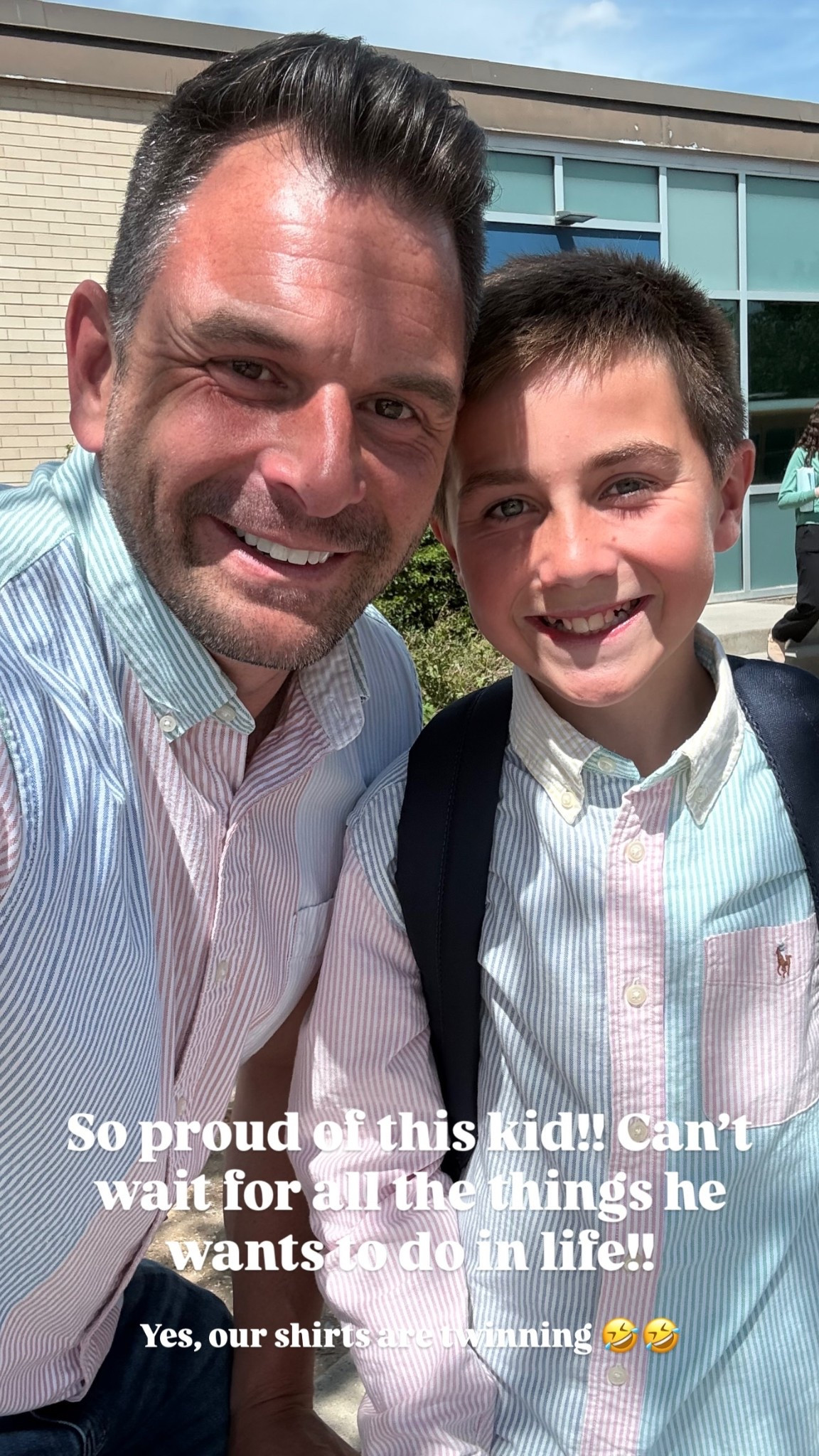 So proud of this kid!! Can’t wait for all the things he wants to do in life!! Yes, our shirts are twinning 🤣🤣

Graduation outfits, ootd

#LTKootd #LTKSeasonal #LTKMens