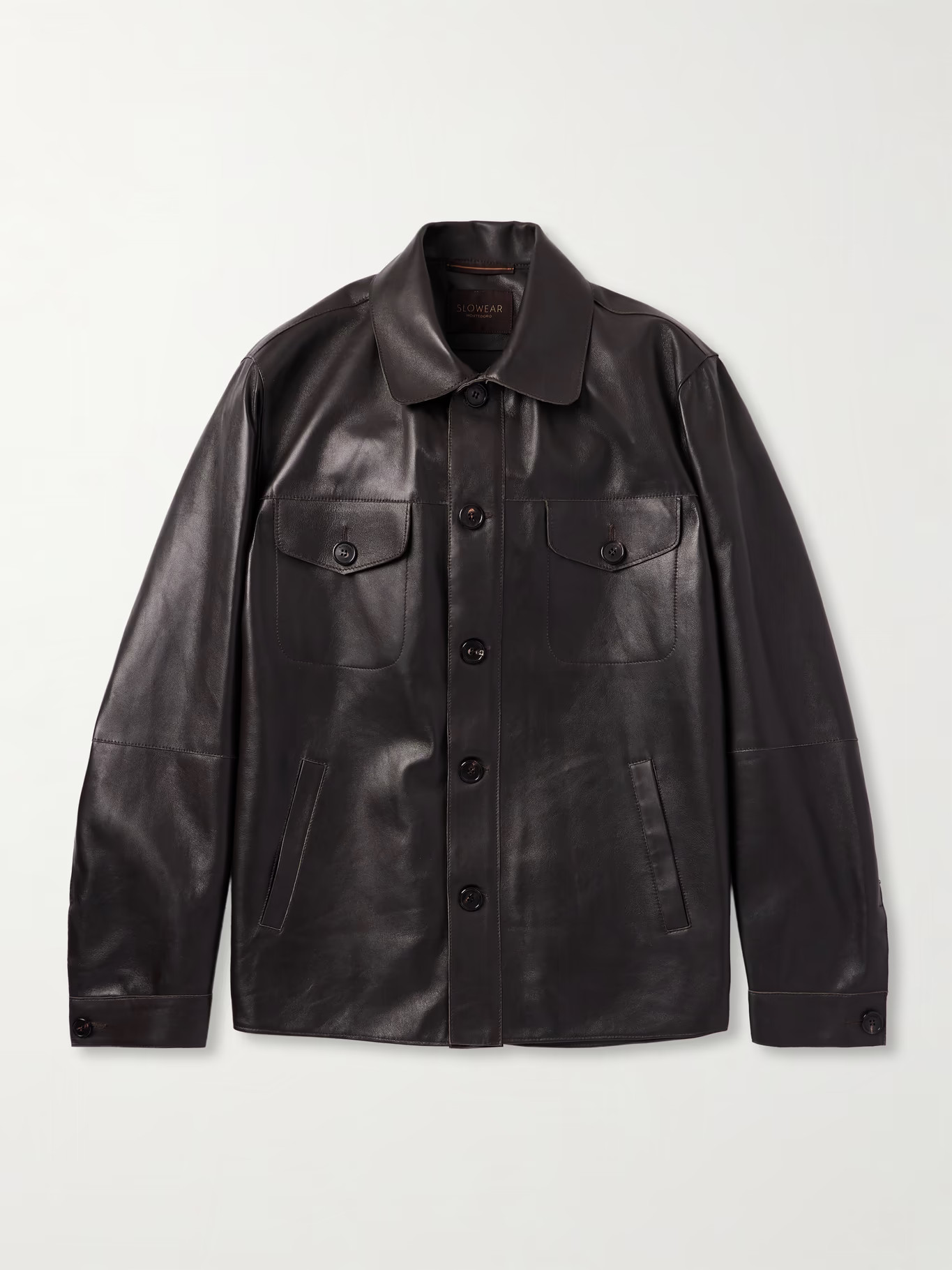 Montedoro Leather Overshirt | Mr Porter (EMEA)