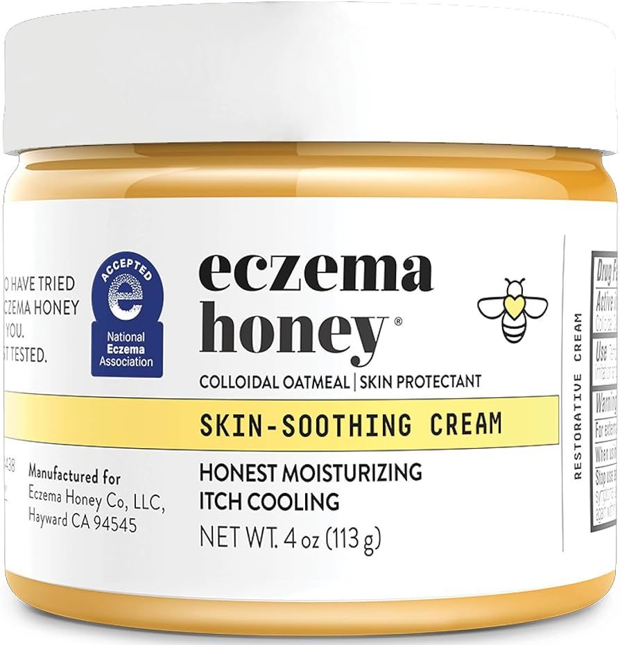 ECZEMA HONEY Original Skin-Soothing Cream - Organic Hand & Body Eczema Relief - Natural Honey Lot... | Amazon (US)