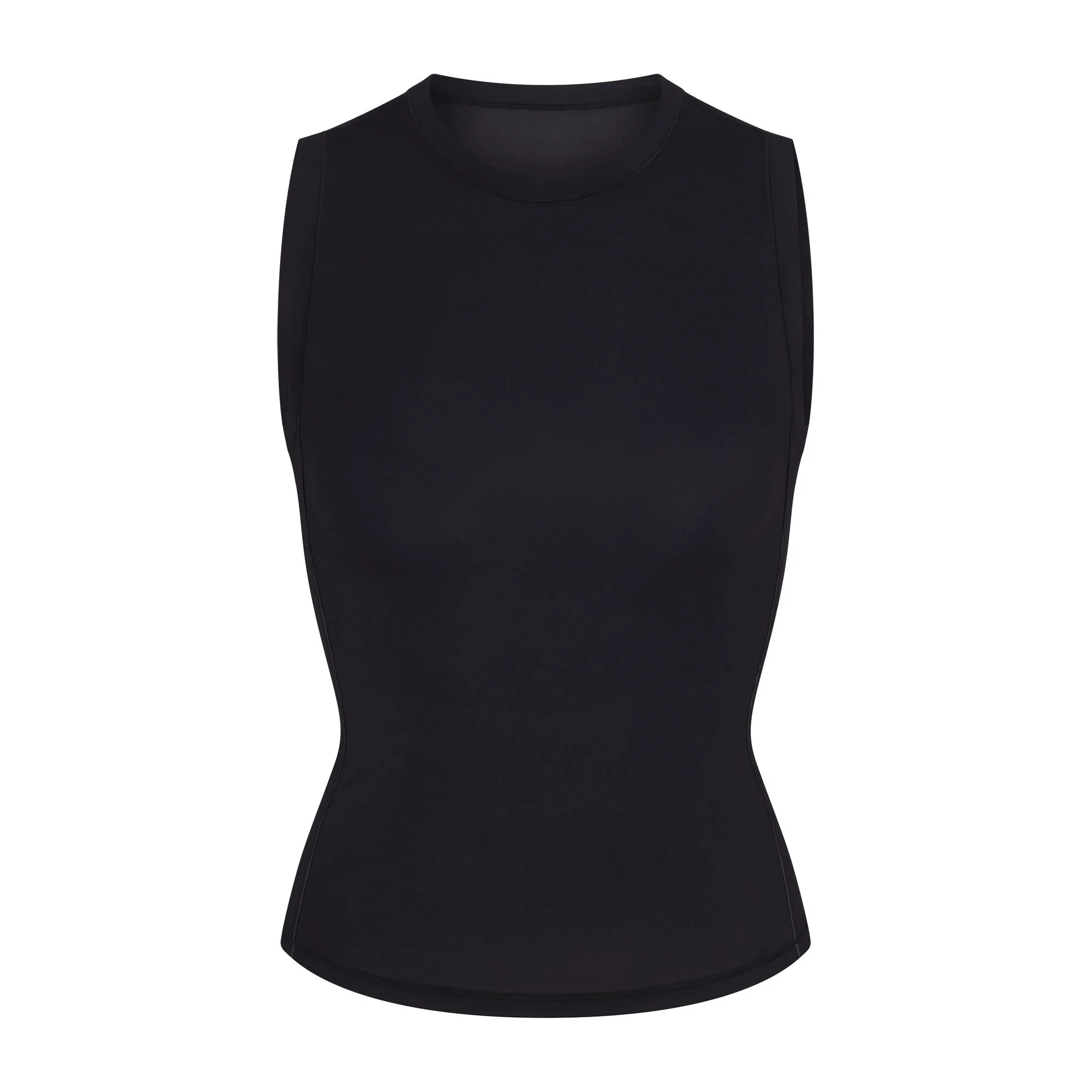 NikeSKIMS WEIGHTLESS LAYERS SLEEVELESS TOP | OBSIDIAN | SKIMS (US)