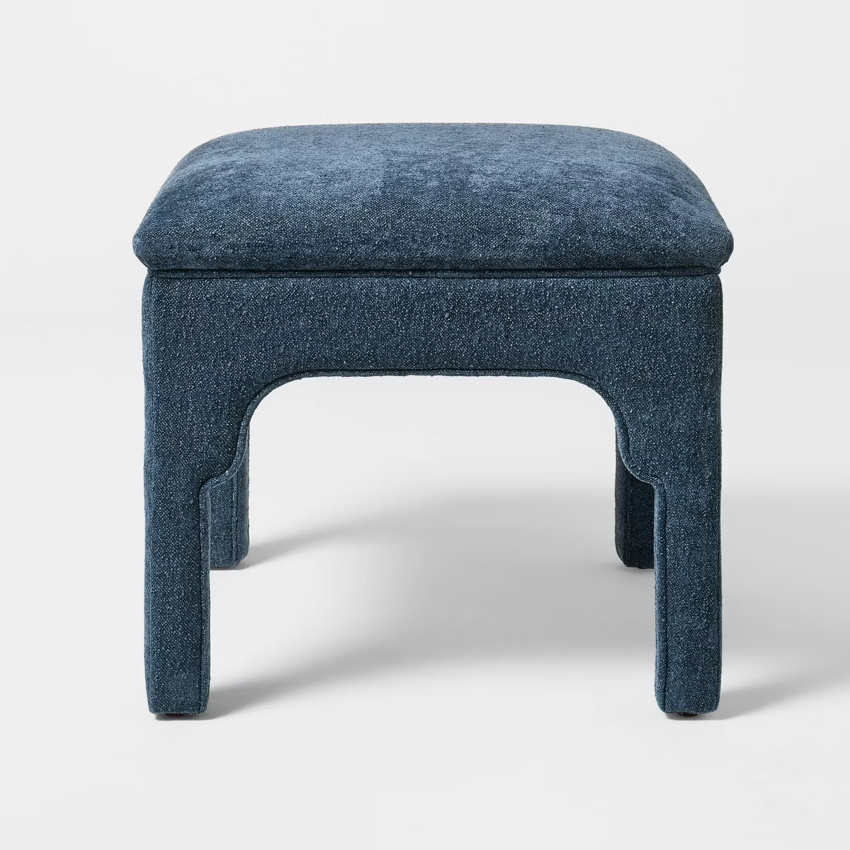 Vintage Inspired Ornate Slipper Ottoman Chair with Detailed Cutout Textured Velvet - Threshold™... | Target