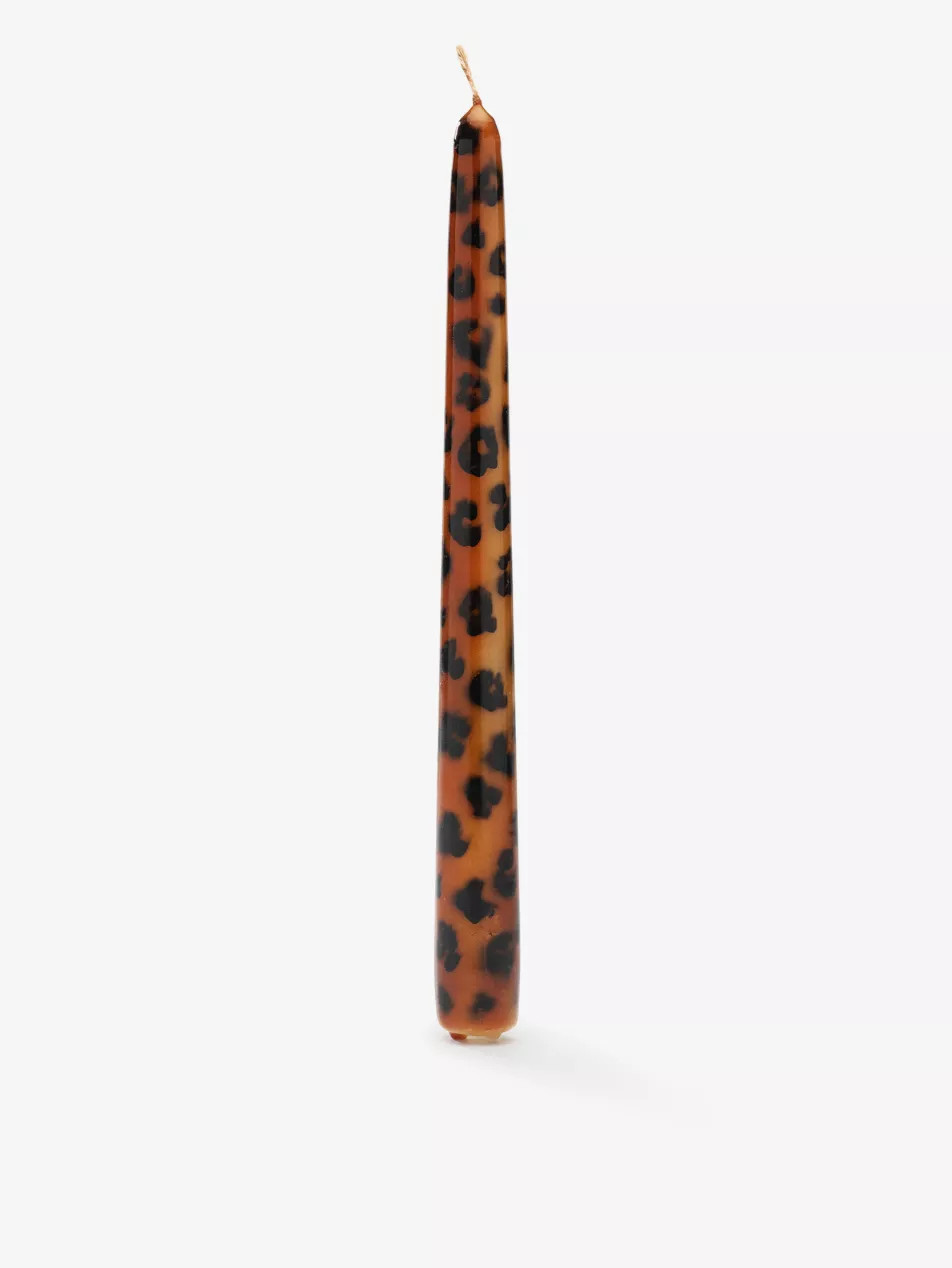 Leopard-print candles set of two | Selfridges