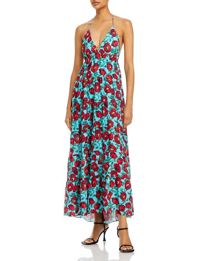 Alice and Olivia Mae Halter Floral Print Dress Back to Results -  Women - Bloomingdale's | Bloomingdale's (US)