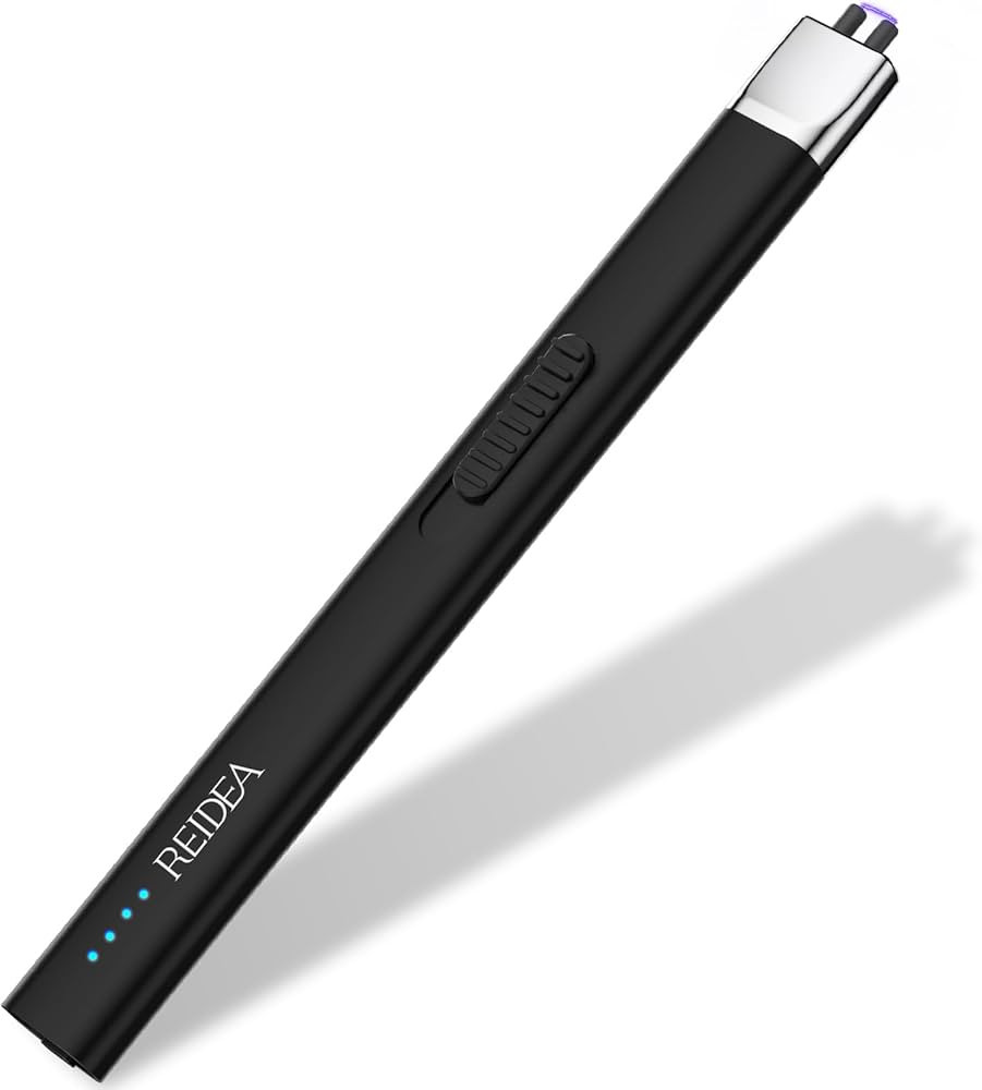 REIDEA Electronic Candle Lighter R1 Flat Lighter, Windproof Flameless USB Rechargeable Arc Lighte... | Amazon (US)