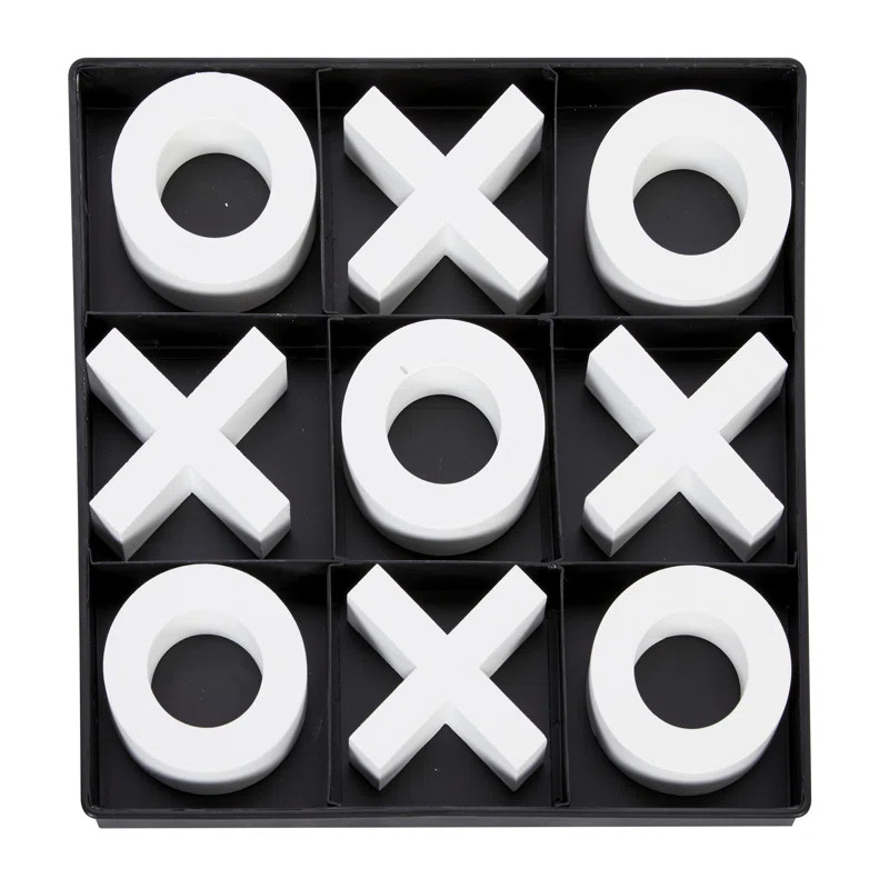 Tic Tac Toe Wooden Game Set | Wayfair North America