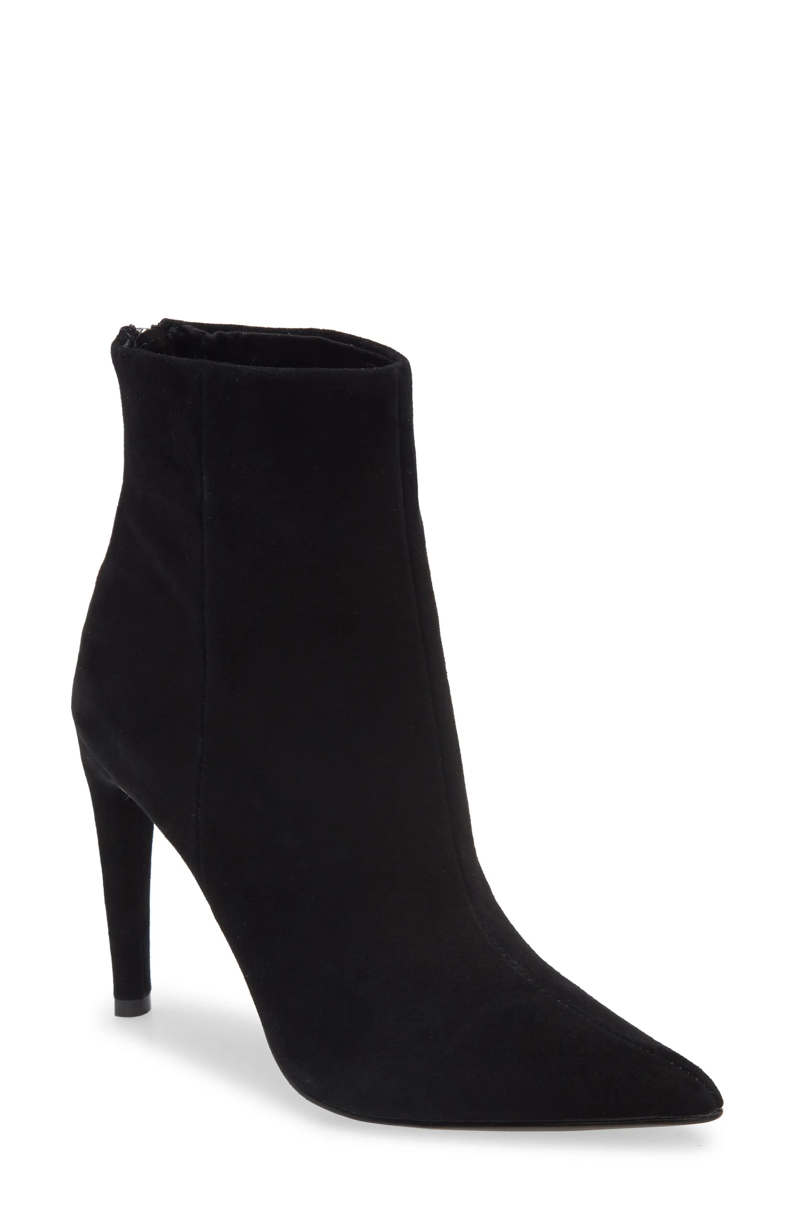 Women's Steve Madden Halena Pointed Toe Bootie, Size 7 M - Black | Nordstrom