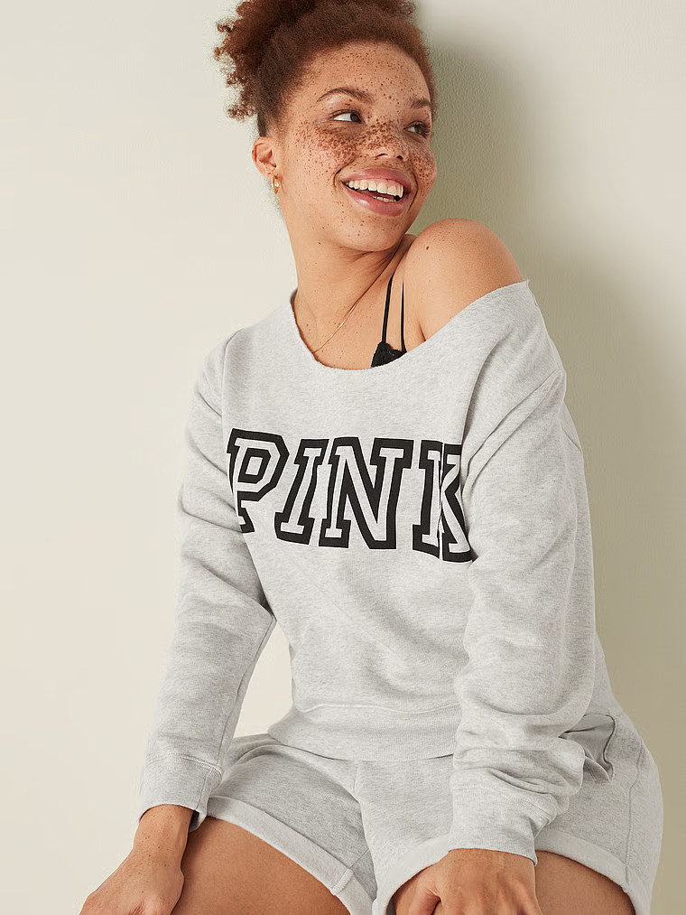 Everyday Lounge Off The Shoulder Sweatshirt | Victoria's Secret (US / CA )