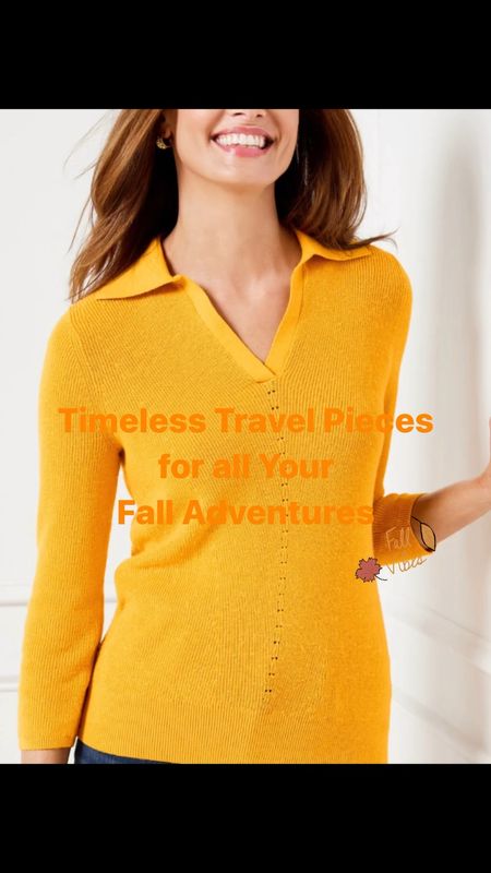 Do you have Fall Travel Plans?? These pieces are timeless, comfortable and stylish.  You will wear them on repeat for years to come! 

#LTKSeasonal #LTKover40 #LTKtravel