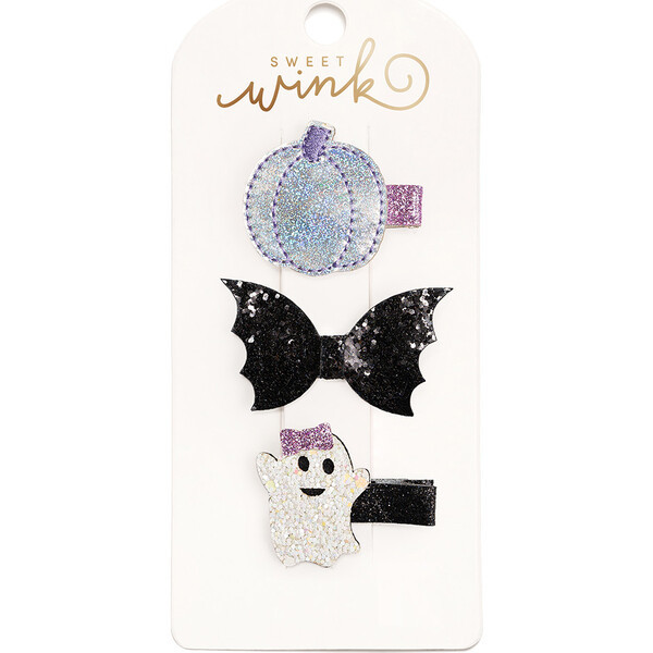 Girly Ghost Halloween Clip Set, Multi | Maisonette