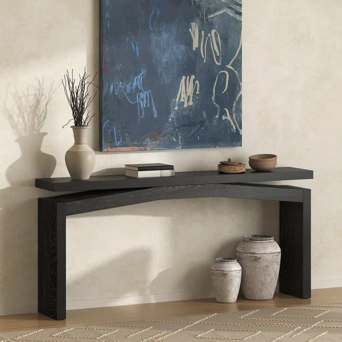 63-Inch Wood Console Sofa Table For Entryway Living Room | Wayfair North America