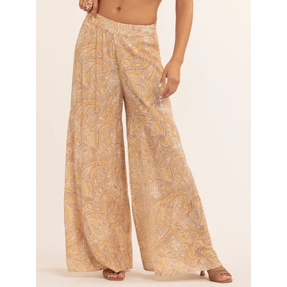 Jessica Simpson Women's Modena Wide Leg Pants, Sizes XS-XL | Walmart (US)