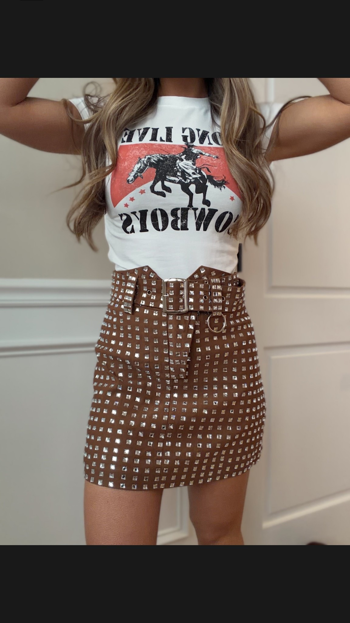 Shop at Willow Boutique and use my code KAYMAY92 to save at checkout! 

Rhinestone Revival Mini Skirt 🤩
Elevate your look with this eye catching mini skirt featuring dazzling rhinestone square embellishments! 

Details:
Rhinestone Mini Skirt
Belted detail
Front Zipper 

Fits true to size! 

#LTKSeasonal #LTKootd