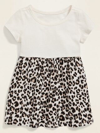Knit/Woven Fit & Flare Dress for Baby | Old Navy (CA)
