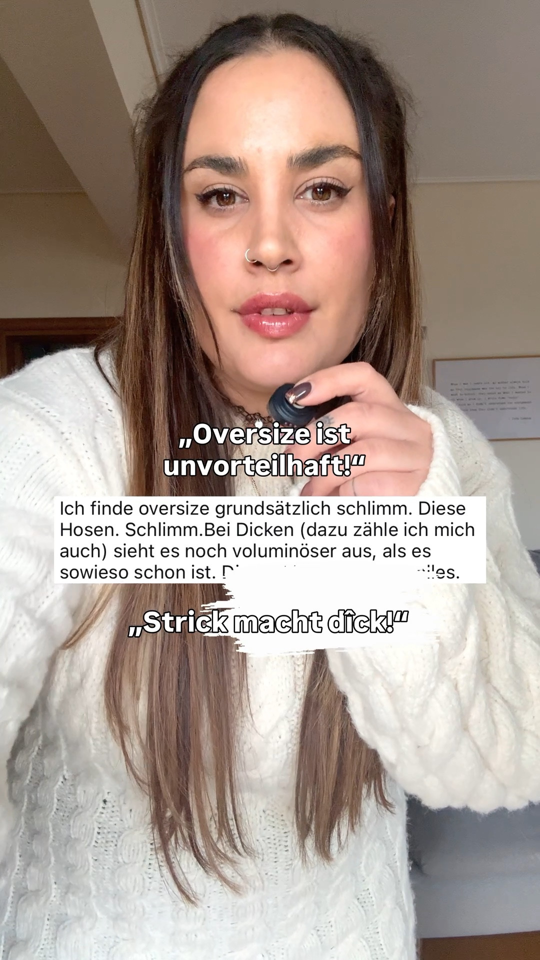 Dicker Strick ist mega 🤍🥰

#LTKwinter #LTKmidsize #LTKplussize