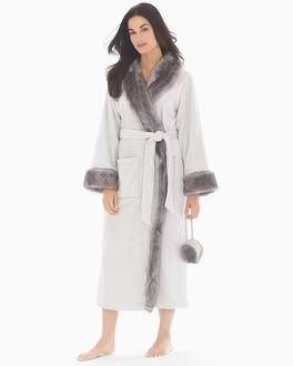 Soma Luxe Faux Fur Robe Lunar | Soma Intimates