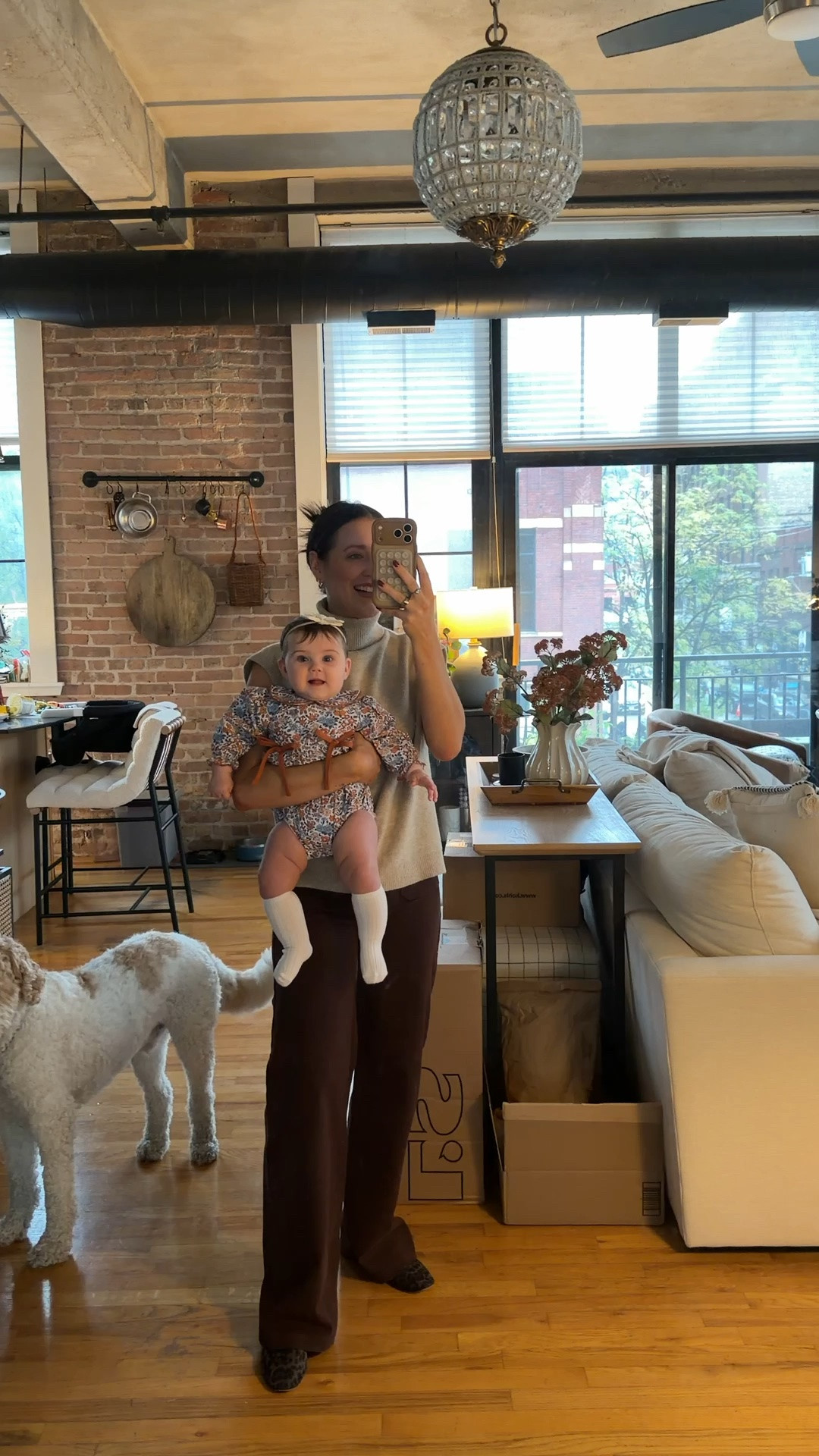 Baby girl’s exact romper is sold out but linking more in the same print!