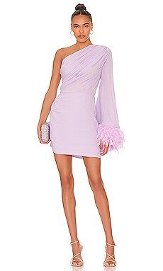 Bronx and Banco Fire Mini Dress in Lilac from Revolve.com | Revolve Clothing (Global)