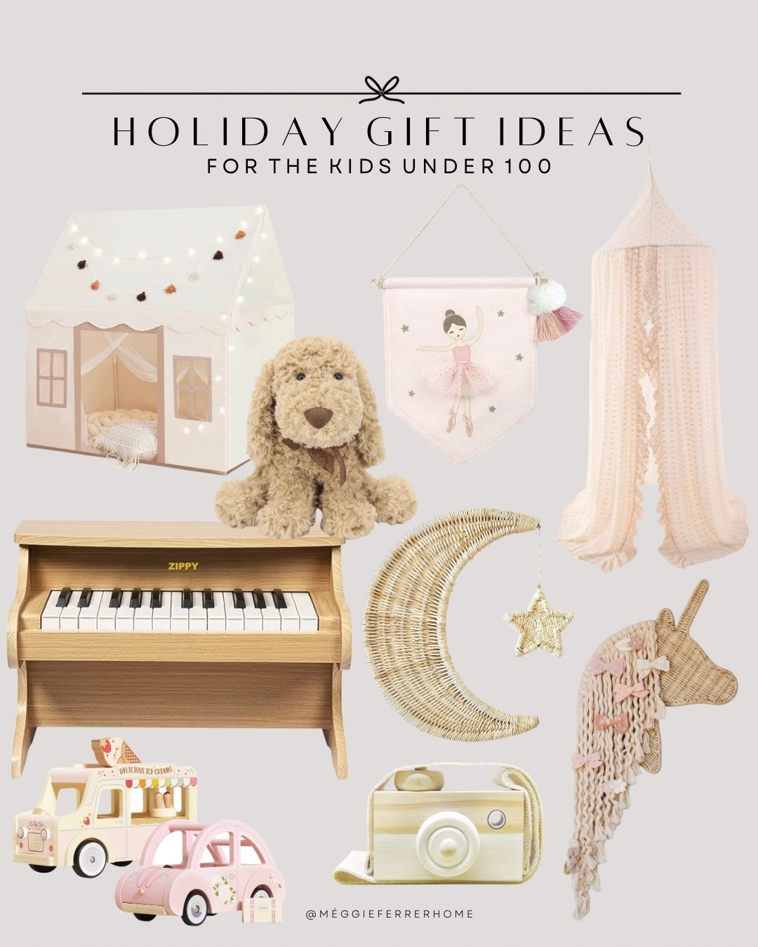 I had so much fun putting this little roundup together… cozy play tents, the cutest wooden toys, soft plushies, and those sweet, whimsical pieces that always make kids’ spaces feel magical. If you’re looking for thoughtful gifts that feel special and budget-friendly, these are such good ones to bookmark. 💗🧸

#kidsgiftideas #holidaygiftguide #giftguideforkids #kidschristmasgifts #kidstoys #neutraltoys #montessoritoys #aesthetictoys #playroominspo #kidsroomdecor #modernkidsroom #giftideasunder100 #holidaygifts2025

#LTKFindsUnder100 #LTKKids #LTKGiftGuide