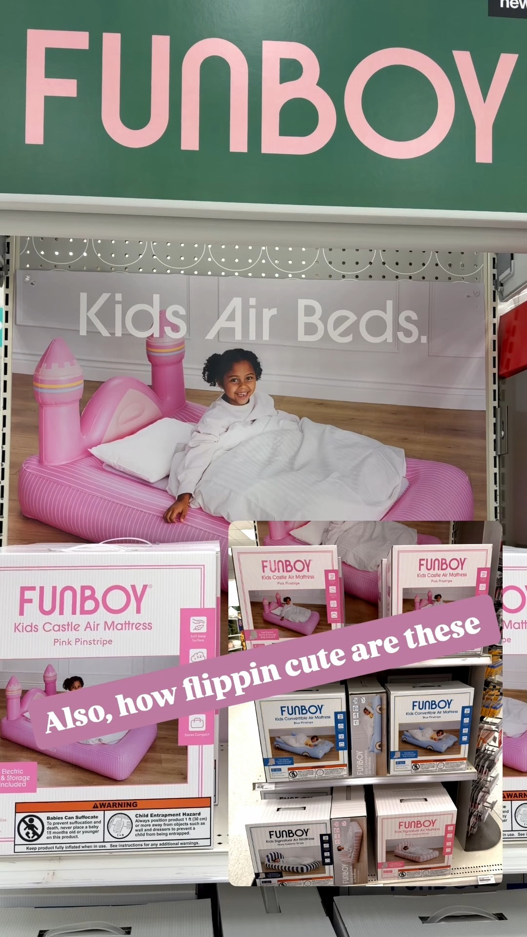 Cutest kids blow up mattresses. Perfect for traveling 