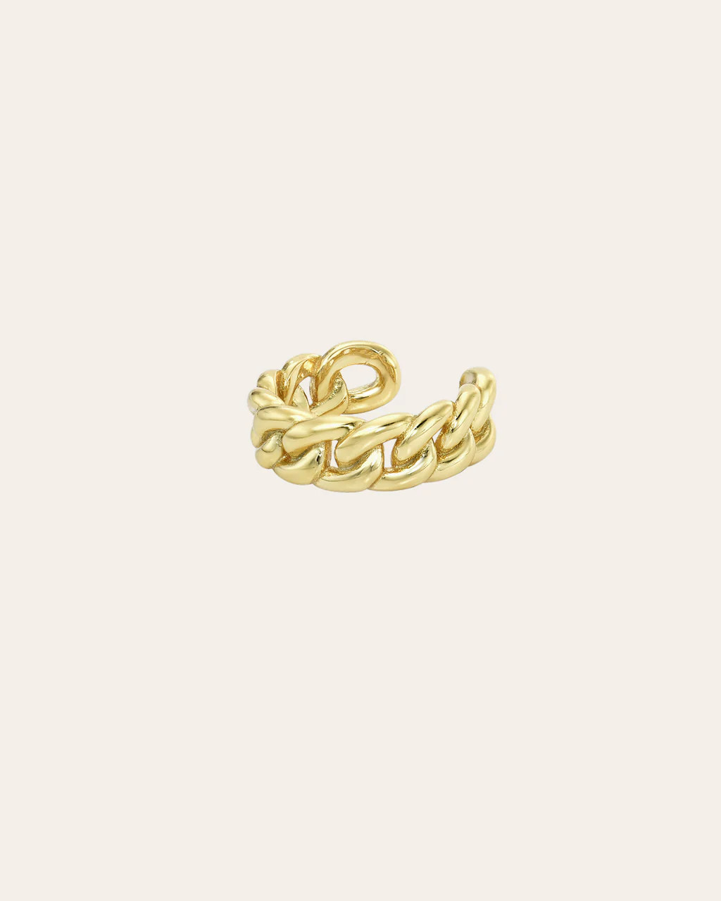 Cuban Link Ear Cuff | Zoe Lev Jewelry