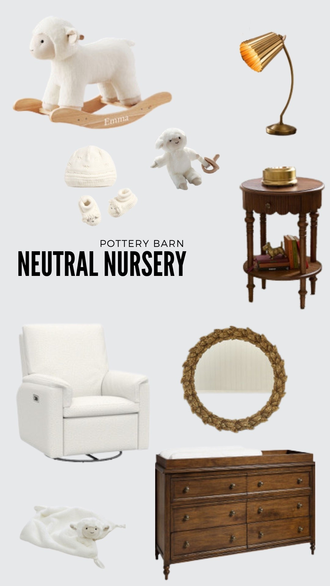 Pottery Barn Neutral Nursery 
