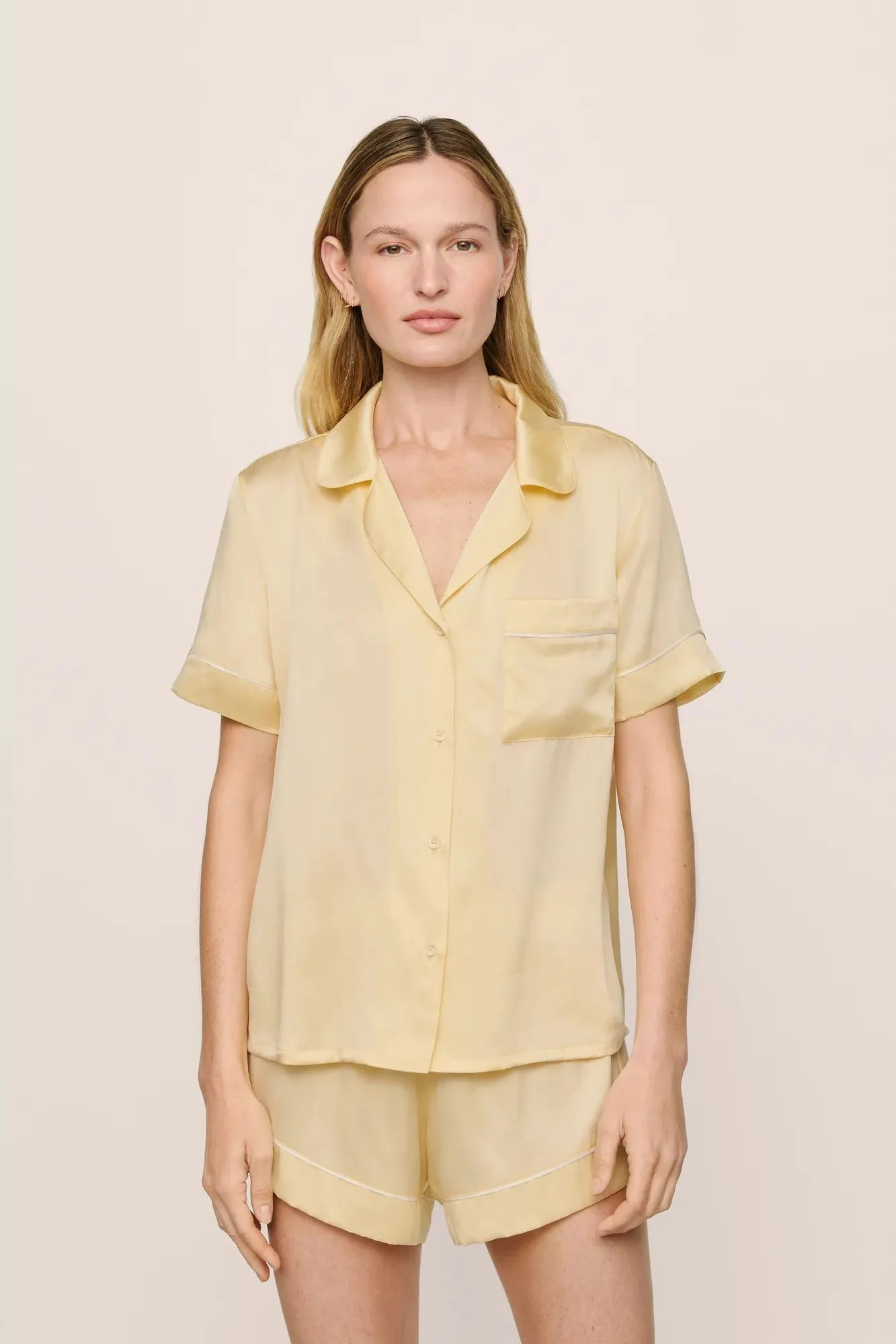 Inez Washable Silk Short PJ Set | Eberjey