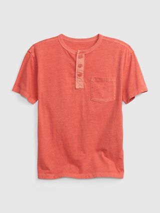 Kids Pocket Henley T-Shirt | Gap (US)