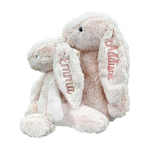 Personalised Custom Plush Bunny Custom Embroidered Easter Bunny First Easter Gift Personalised Ea... | Amazon (US)