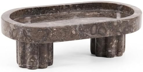 Radicaln Marble Tray with Legs 10" Decorative Bathroom Vanity Tray | decorative tray, Oceanic Han... | Amazon (US)