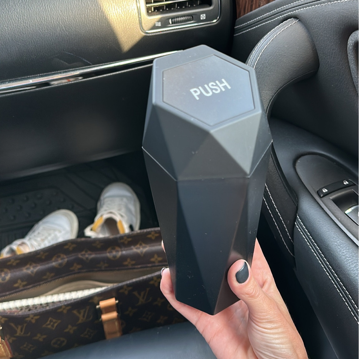 Amazon find car trash can
Car in-door trash can
Push top trash can for car
Travel essentials 


#LTKtravel