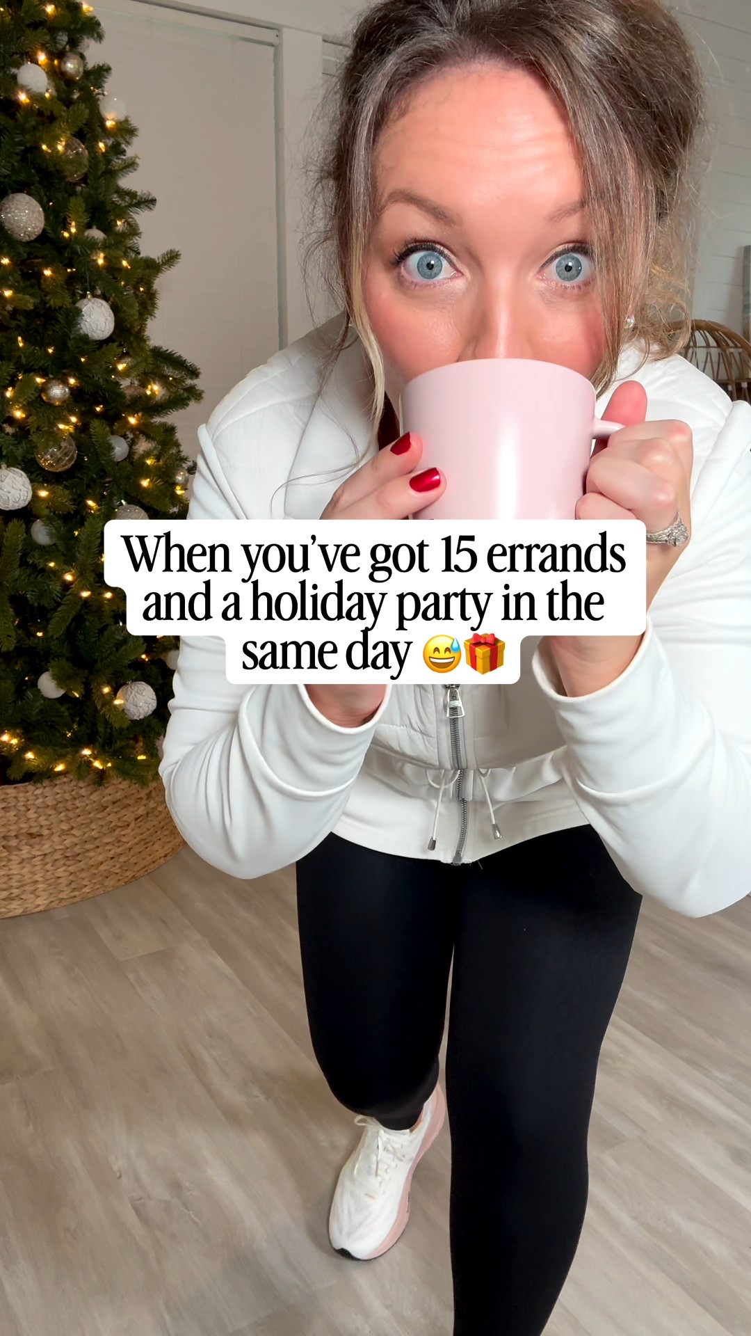 When you’ve got 15 errands and a holiday party in the same day 😅🎁! #ad 
These @myrackroomshoes finds have me covered from mom life to merry moments!
👟 Running last-minute Christmas errands in my Brooks sneakers..
👠 Switching to festive red heels for the holiday party!
Both pairs comfy, both stylish, and both from Rack Room Shoes- because moms deserve to feel good and look good this holiday season ✨

#iamrackroom #RackRoomShoes #holidayready #momstyle #holidayfashion  #christmasoutfit 

 #LTKHoliday #LTKmomlife #LTKSeasonal