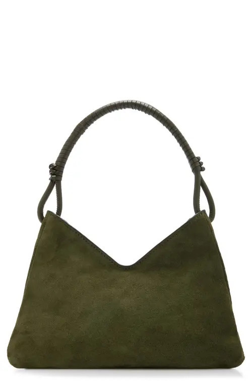 STAUD Valerie Suede Shoulder Bag in Olive at Nordstrom | Nordstrom