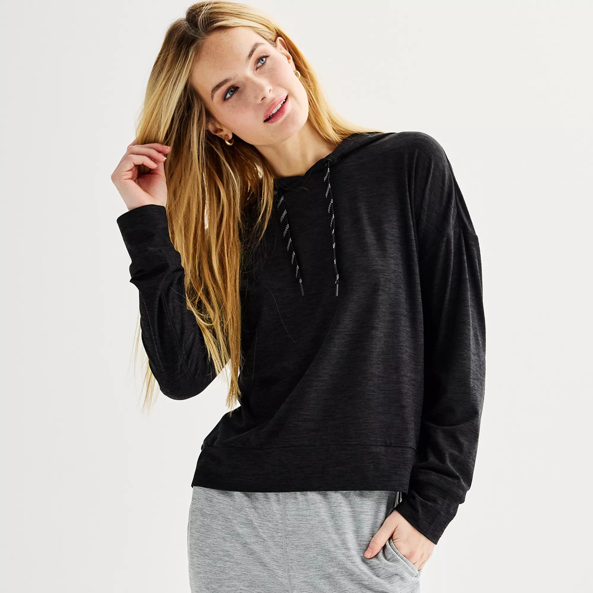 Women's FLX Wander Long Sleeve Popover Hoodie | Kohl's