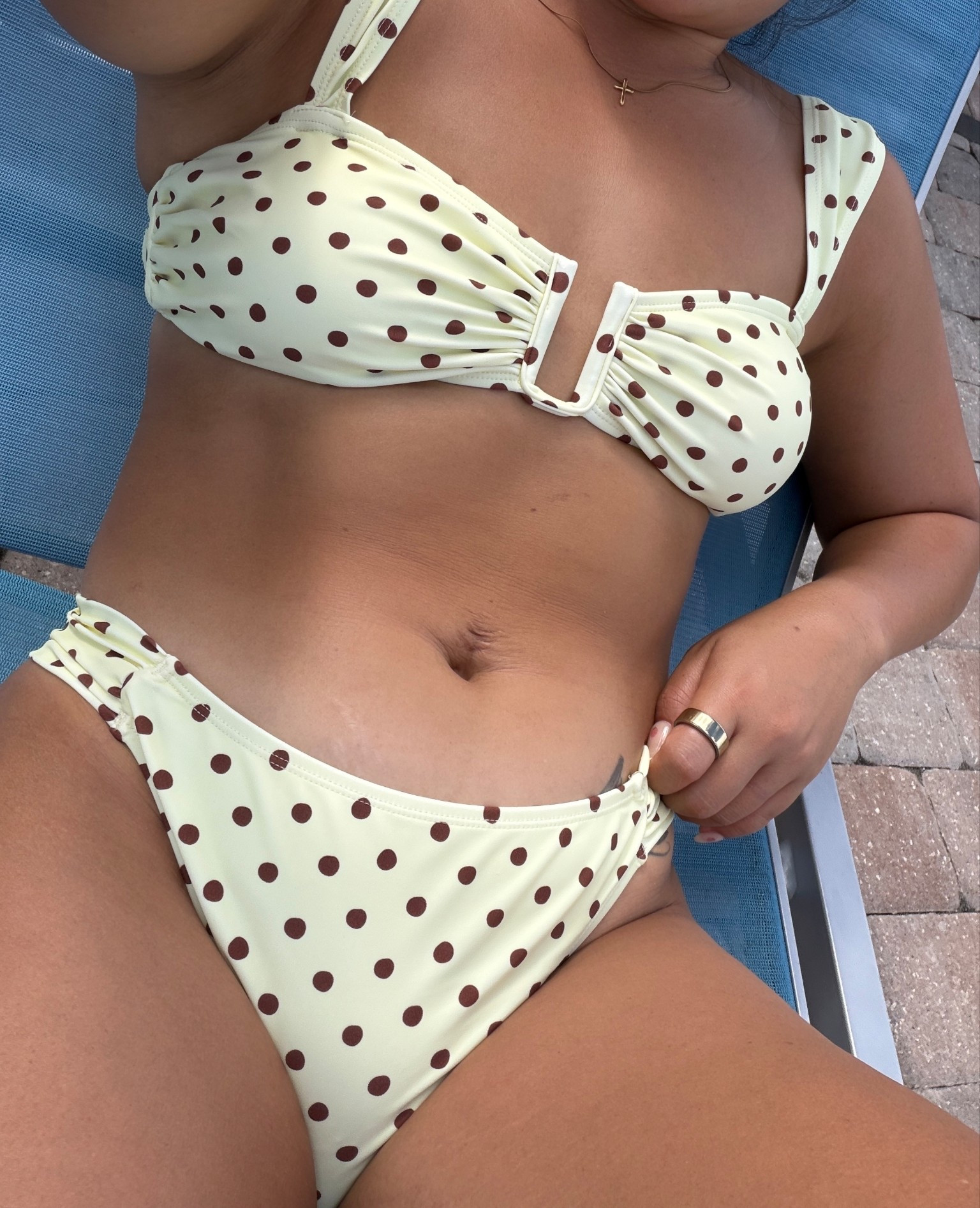 Loveeee this swimsuit! SO cute! The bottoms are low/mid rise. I’m wearing a small. 

#LTKootd #LTKSwim #LTKgrwm