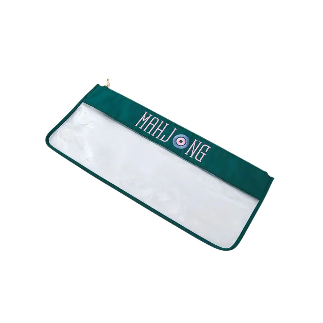 Teal Mahjong Bag | Pink Antlers