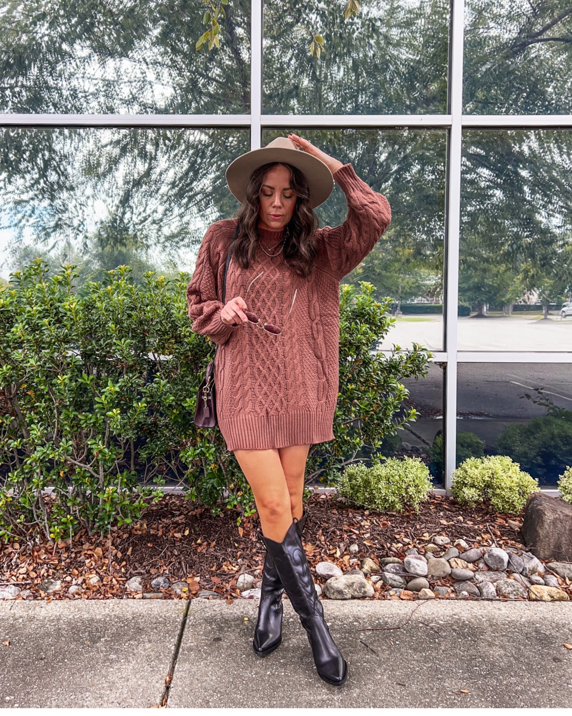 Amazon sweater dress in size small I am 5’3”
Cowboy boots for fall TTS

Amazon fall outfit, Amazon dress, amazon fashion 

#LTKSeasonal #LTKunder50 #LTKstyletip