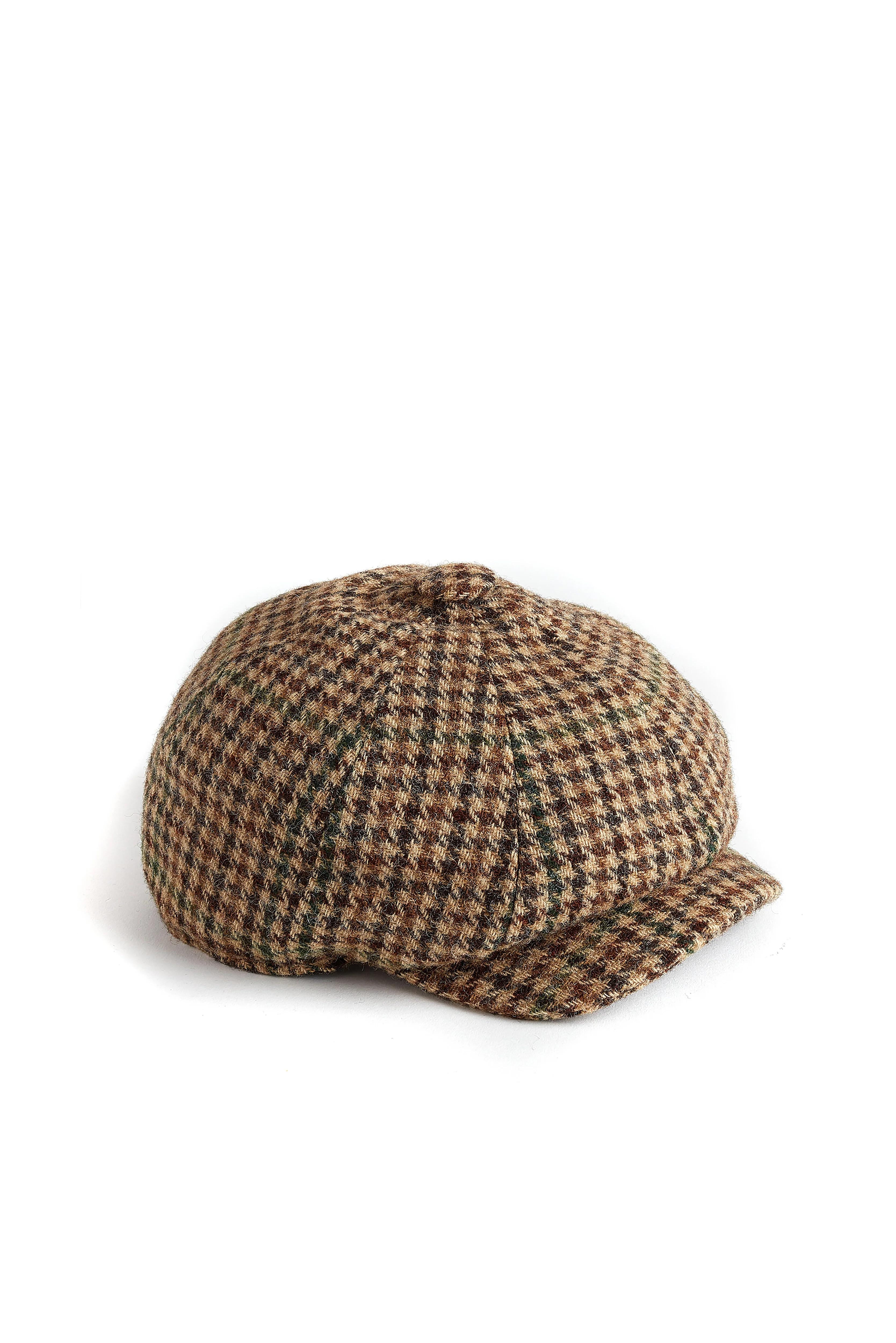 Baker Boy Cap (Hailes Green Tweed) | Holland Cooper