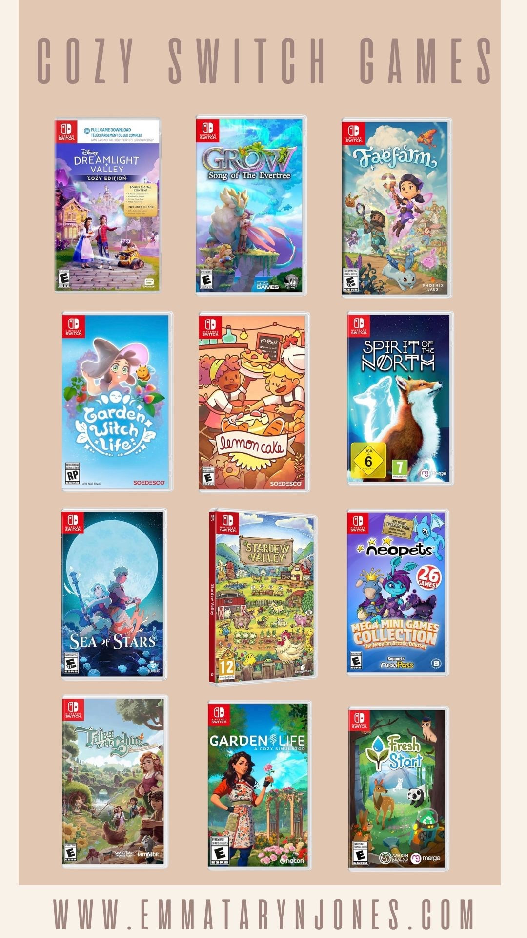 Cozy games to play on the Nintendo switch 

#LTKGiftGuide #LTKFindsUnder100 #LTKMostLoved

#LTKFindsUnder50 #LTKmorningroutine #LTKselfcare