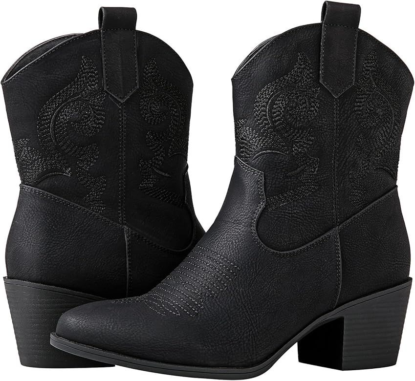 GLOBALWIN Women's The Western Cowboy Cowgirl Boots | Amazon (US)