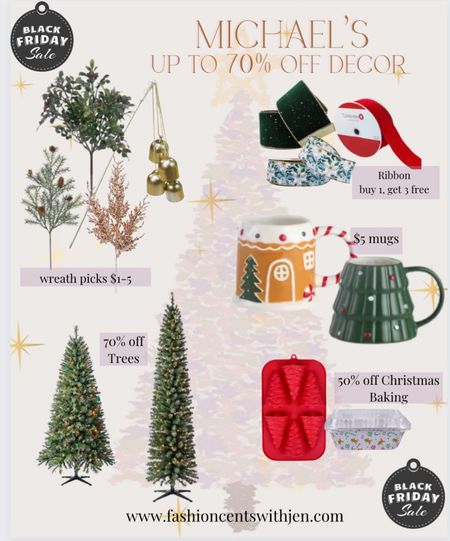 Black Friday sale at Michaels! So many items up to 70% off

Christmas decor 
Christmas tree
Christmas deals 
Black Friday sale

#LTKGiftGuide #LTKHoliday #LTKCyberWeek