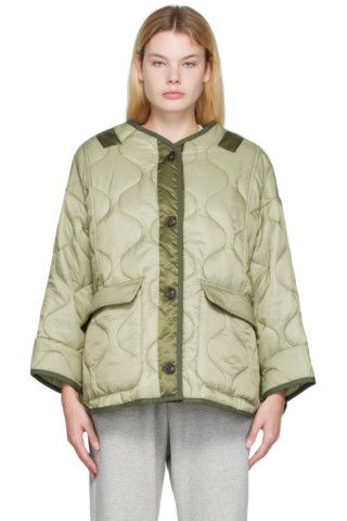 Green Teddy Jacket | SSENSE