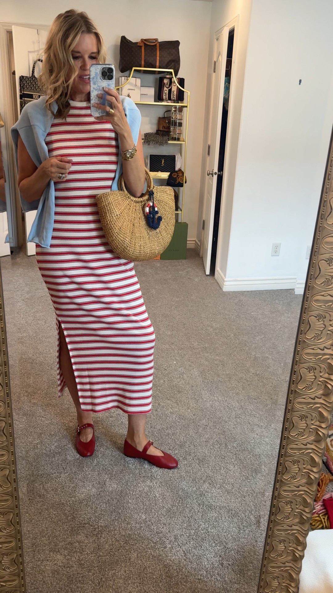 🚨alert

Tank stripe body on dress with side slit  on sale $12

Straw bag
Body charm $10

$20-$25 sandals you’ll want for Summer target finds 🎯

Red and white gingham bow slides $25

Blue and white toile slides $20
Both fit tts 

Red white and blue stripe jersey tank make dress with side slip
On sale $12

Maryjane’s Madewell 

Flag sweater 

#LTKSaleAlert #LTKStyleTip #LTKFindsUnder50