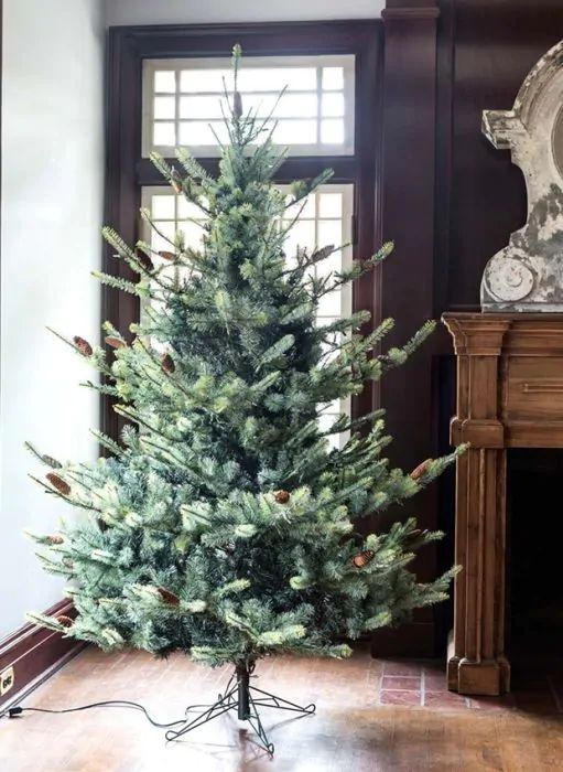 7.5 Foot LED Blue Spruce Christmas Tree | Antique Farm House