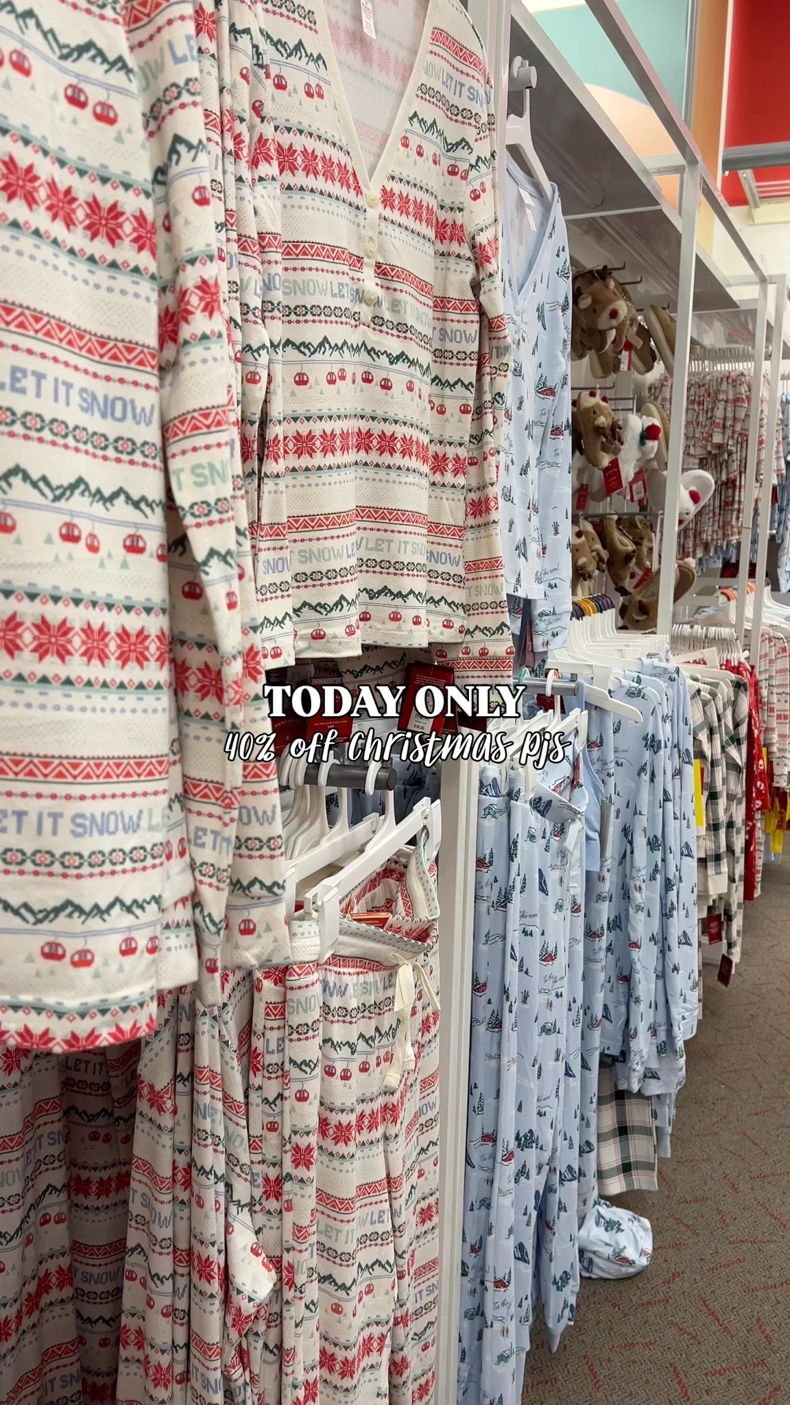 Today only! Matching family Christmas pjs are 40% off at Target! 🎅🏼✨🎄

Christmas pajamas, matching family pjs, Target finds, Target style 

#LTKHoliday #LTKSaleAlert