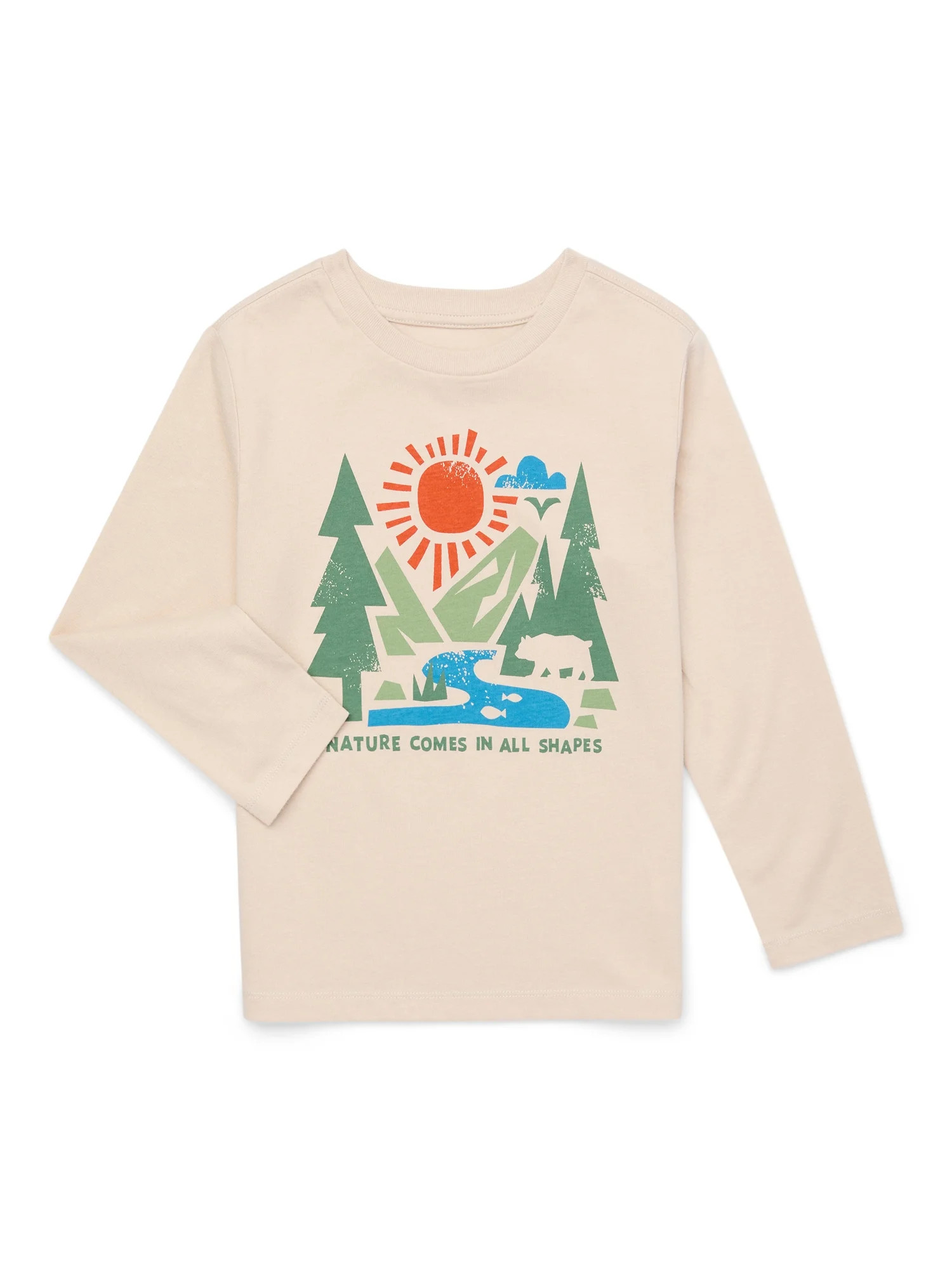 365 Kids by Garanimals Boys Graphic Tee with Long Sleeves, Sizes 4-10 | Walmart (US)