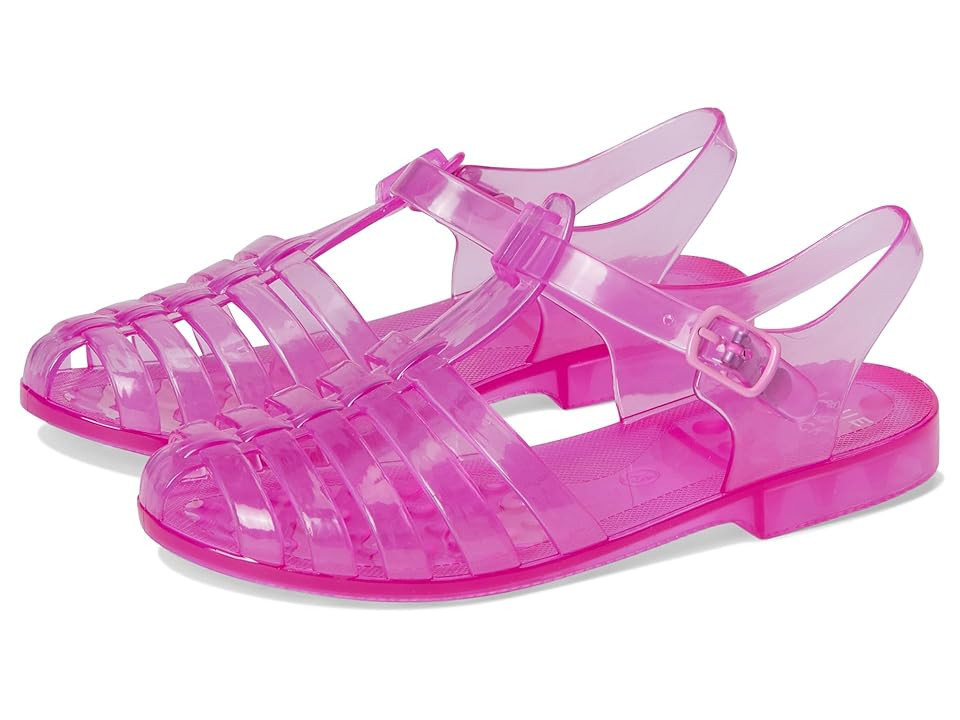 Janie and Jack Jelly Sandals (Toddler/Little Kid) Girls Shoes Pink : 1 Little Kid M, Synthetic | Zappos