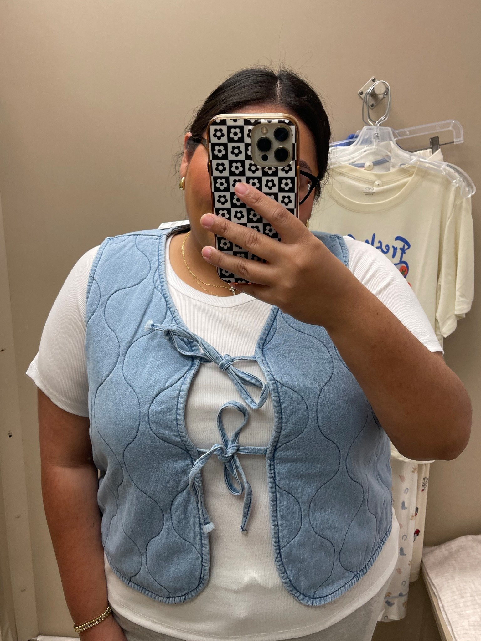 Ribbed top is the perfect every day item for your wardrobe! I’m wearing the size 18/20
This denim vest has no stretch, I am wearing the size 22/24 and I think I still need to size up one!


#LTKSaleAlert #LTKOver40 #LTKMidsize