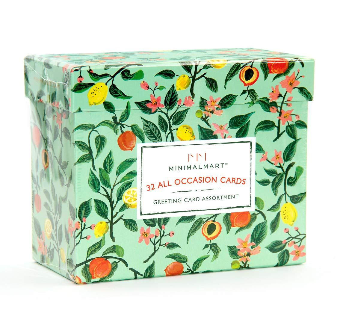 Minimalmart All Occasion Premium Greeting Cards Assortment Box organizer- 32 UNIQUE DESIGNS Birthday | Amazon (US)